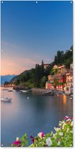 Schuttingposter Italië - Zonsondergang - Meer - 100x200 cm - Tuindoek