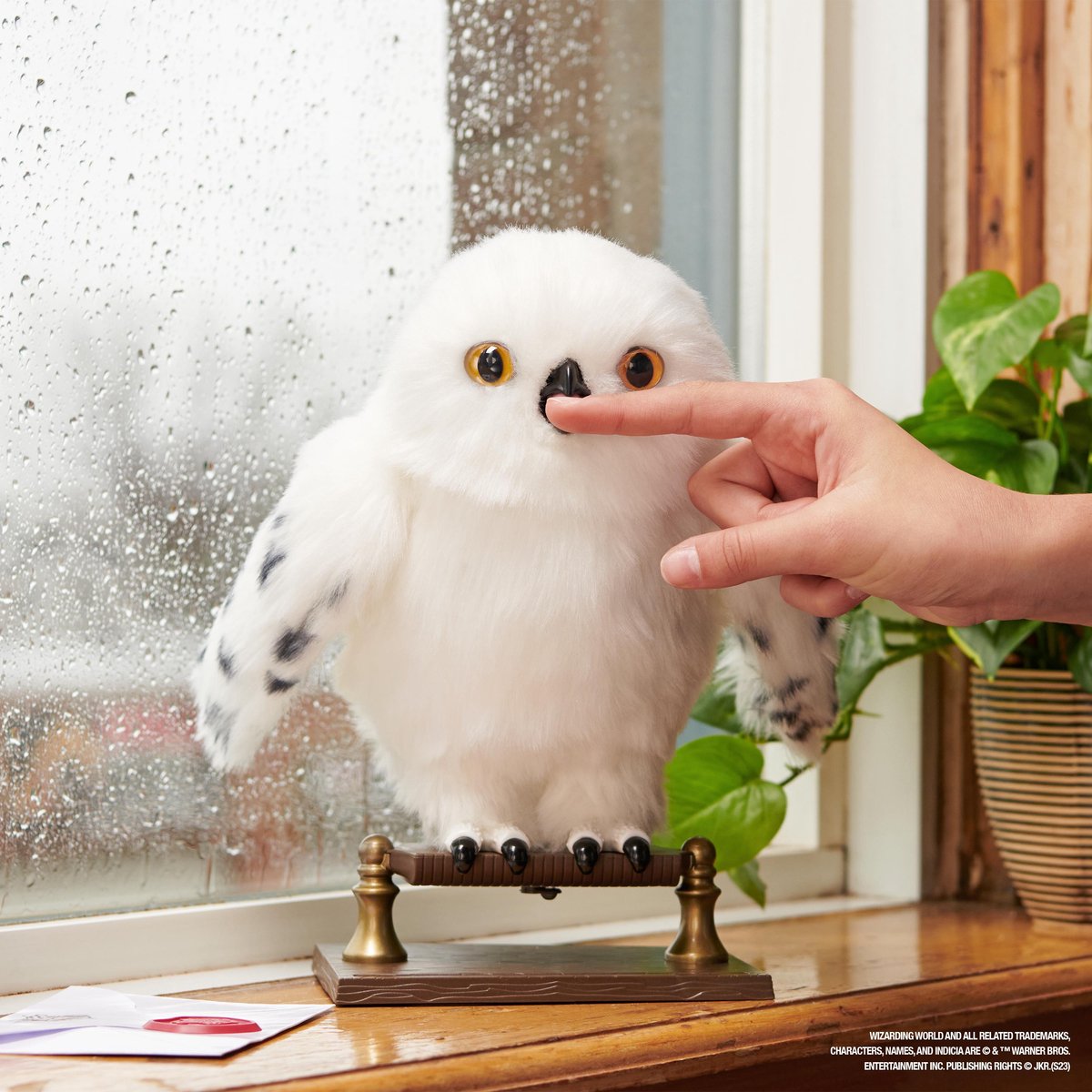 Harry Potter - Interactieve Uil Hedwig - 27cm - Met Geluiden en Bewegingen — afbeelding 6