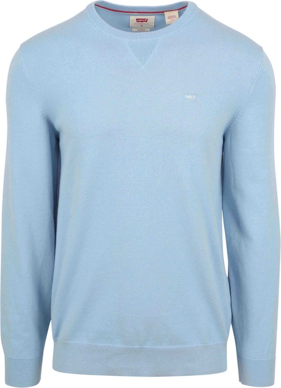 Levi's - Chambray Sweater Lichtblauw - Heren - Maat L - Regular-fit