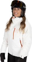 Rock Experience - NORTH POLE - Women Down Jacket - L - Marshmallow + Fiery Coral