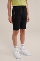 WE Fashion Jongens sweatshort met tape detail