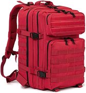 Militaire rugzak - Leger rugzak - Tactical backpack - Leger backpack - Leger tas - 45cm x 33cm x 29cm - 45L - Rood