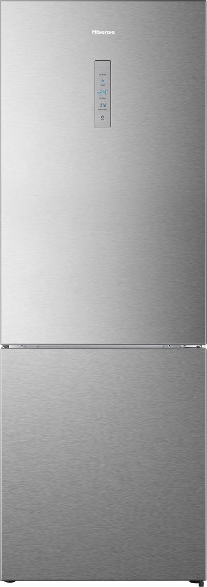 HISENSE RB645N4BID Koel-vriescombinatie RVS