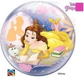 Disney Princess Belle bubble ballon ø 56 cm. p/stuk