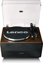 Lenco LS-470WA - Tourne-disque avec haut- Enceintes 80 W intégrés et Bluetooth - Noyer