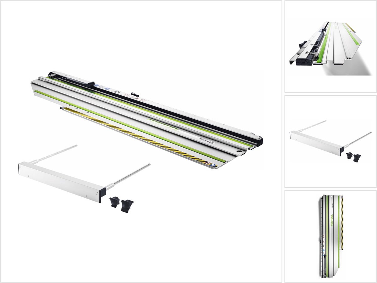 Festool FSK 420 afkortrail 420 mm ( 769942 ) + afkortaanslag PA-HK 55 ( 576912 ) voor handcirkelzaag HKC 55 en HK 55
