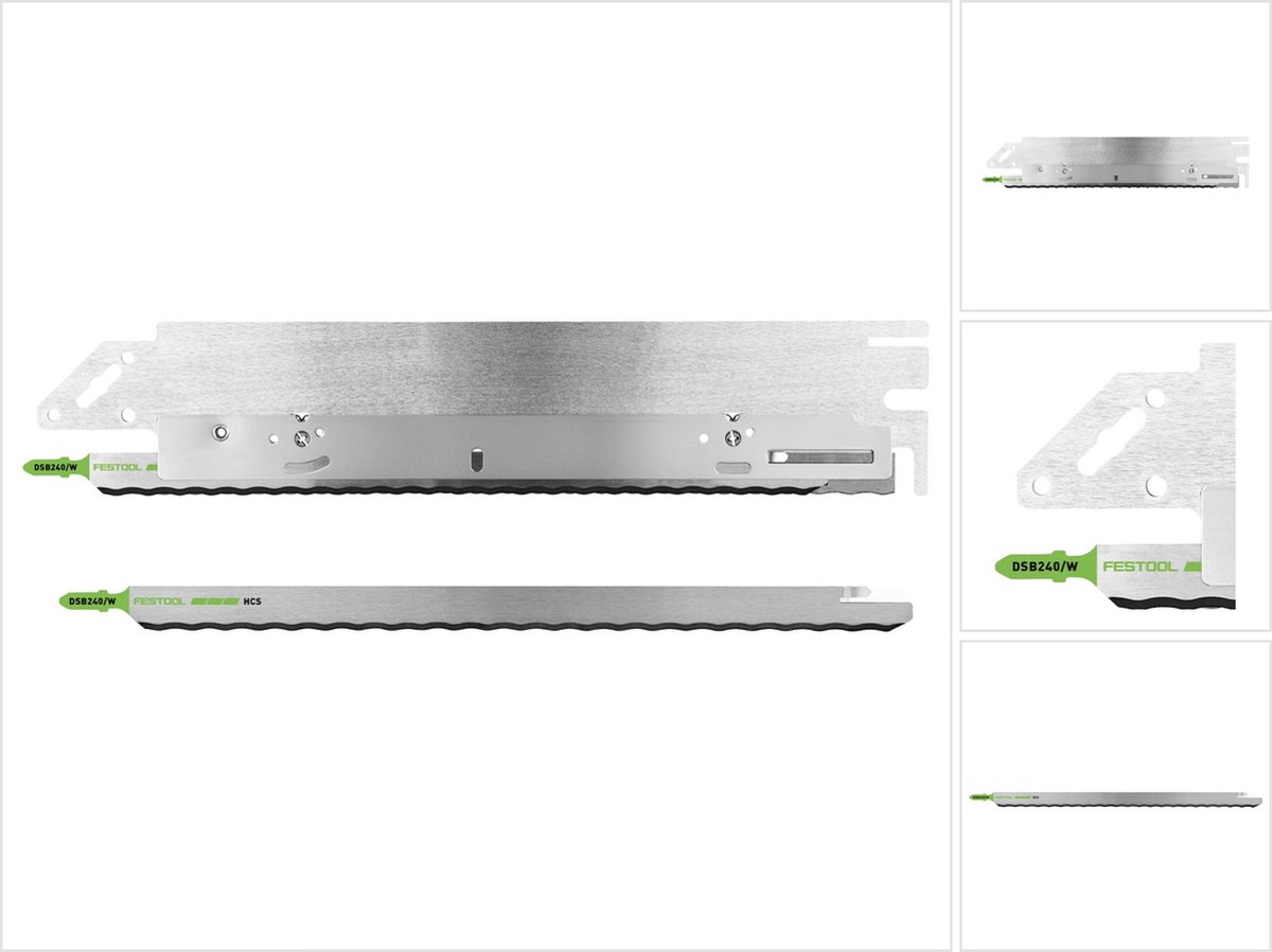 Festool zaagset SG-240/W-ISC + 1 x zaagblad DSB 240/W kartelzaag voor het zagen van isolatiemateriaal voor ISC 240 EB
