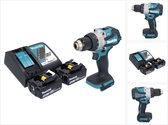 Makita DDF 489 RT accuboormachine 18 V 73 Nm borstelloos + 2x accu 5.0 Ah + lader