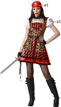Kostuums voor Volwassenen Piraat Vrouw Rood - XL