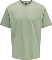 Only & Sons T-shirt Onsfred Life Rlx Ss Tee Noos 22022532 Hedge Green Mannen Maat - S