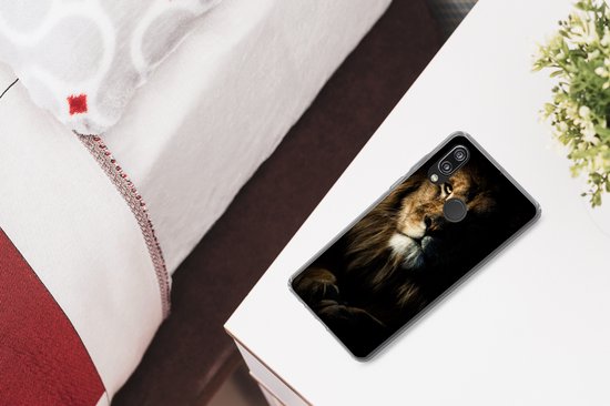 Coque Huawei P20 Lite (2020) - Lion - Légère - Portrait - Coque de téléphone en Siliconen