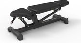 Evolve Fitness PR-204 Adjustable Bench - Verstelbare halterbank - Gepoedercoat frame - Duurzame bekleding - Vloerbeschemers - Wieltjes ingebouwd - Handvat