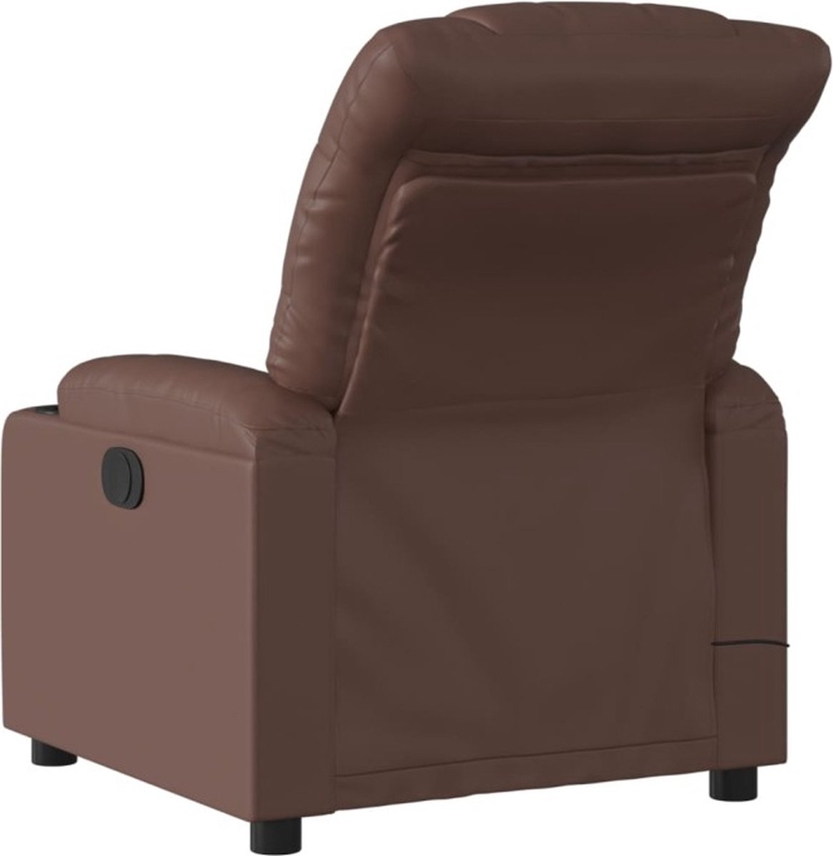 vidaXL Massagestoel - verstelbaar - kunstleer - bruin