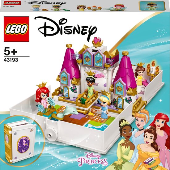 LEGO Disney Ariël, Belle, Assepoester en Tiana's Verhalenboekavonturen - 43193