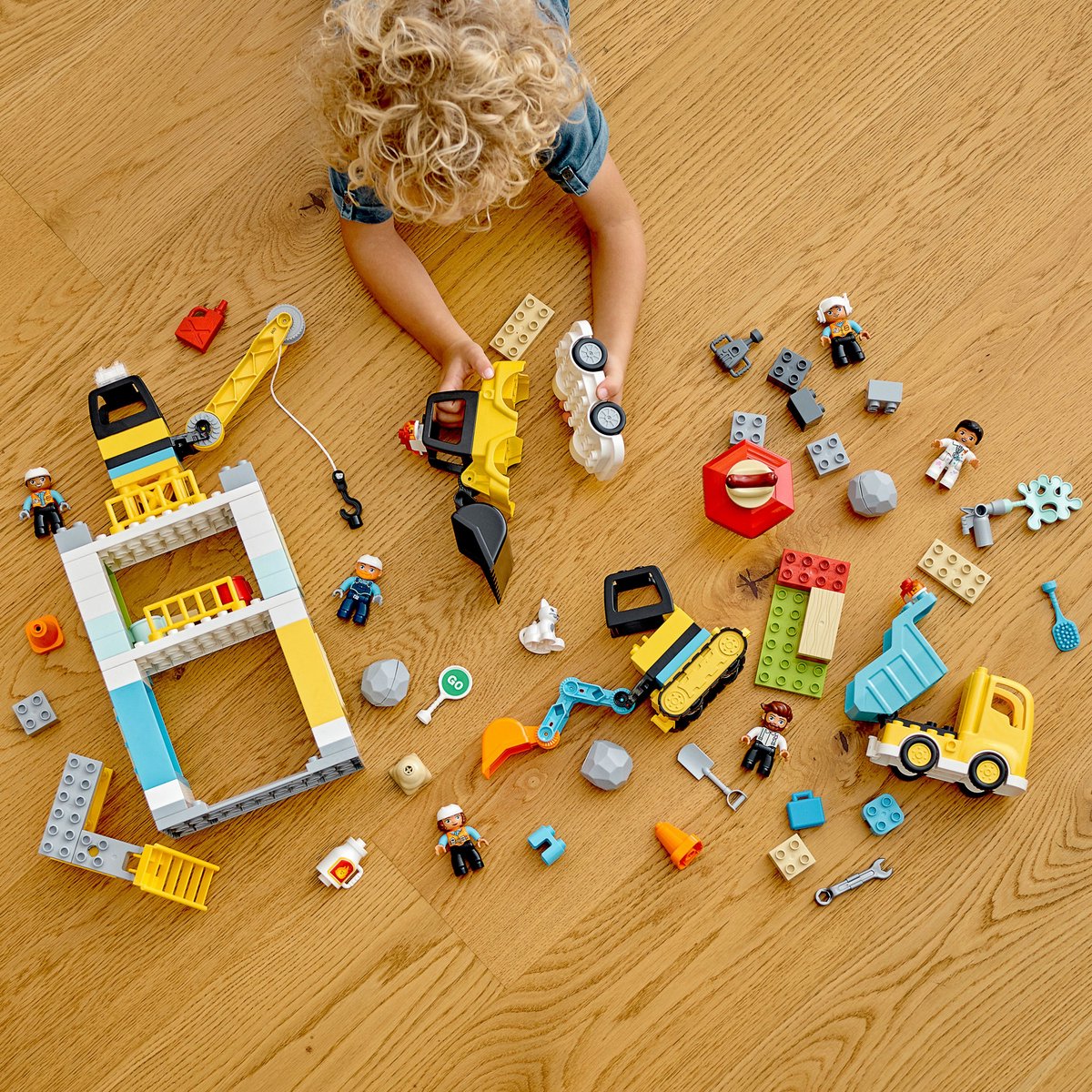 LEGO DUPLO Torenkraan & Bouwterrein 10933 — afbeelding 14