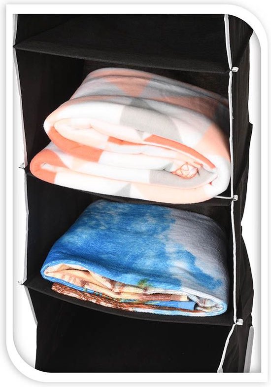 Hangorganizer 4 vakken - ideaal voor elke kledingkast van Merkloos — afbeelding 5