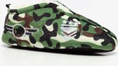 Thu!s kinder sloffen met camouflage print - Groen - Pantoffels - Maat 32