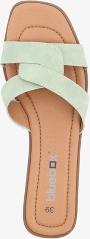 Blue Box dames slippers mint - Groen