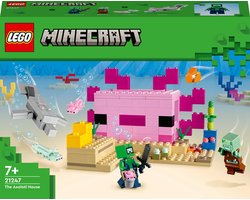 foto van LEGO Minecraft Het axolotlhuis- 21247