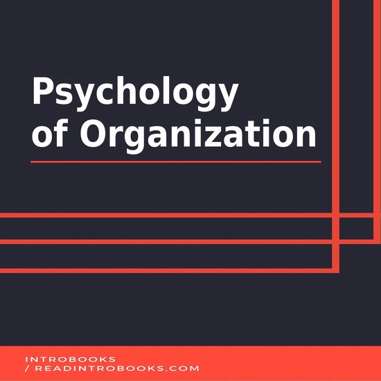 Psychology of Organization - cover