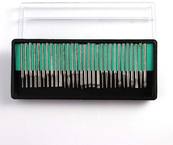Kbnian Diamantfreesset, 90 stuks diamantfrees, slijpgereedschap