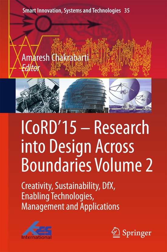 ICoRD '15 - Research into Design Across Boundaries - cover