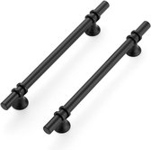 Set van Meubelgrepen - 20 stuks - Zwart - Geschikt voor meubels