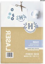 RFWR® Premium Waterslide Decal Paper - Transparante Afdrukbare Water Slide Decals A4
