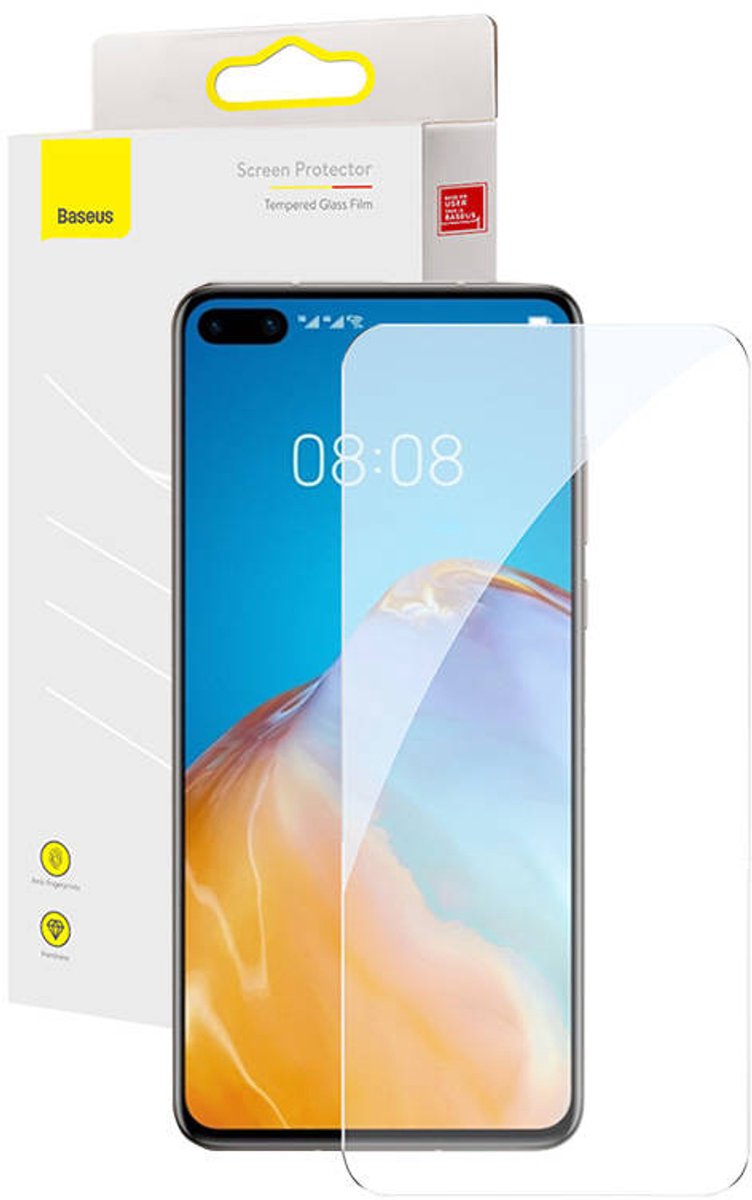 Baseus Gehard Glas Bescherming Voor Huawei P40 Transparant Hoge Kwaliteit