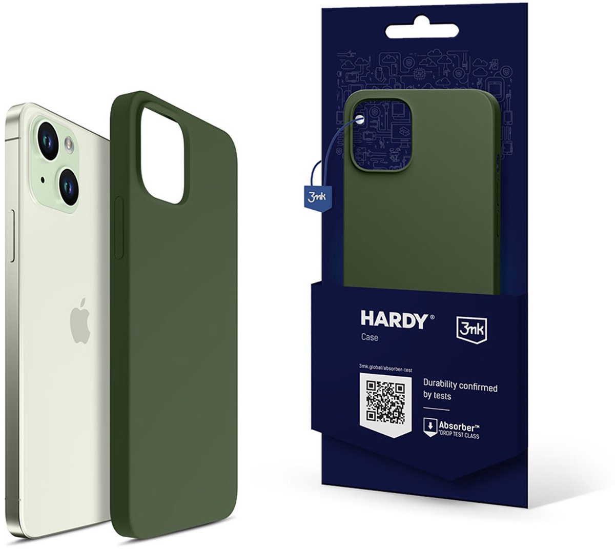 3Mk Hardy Silicone Magcase Voor Apple Iphone 15 Plus Magnetische Hoes
