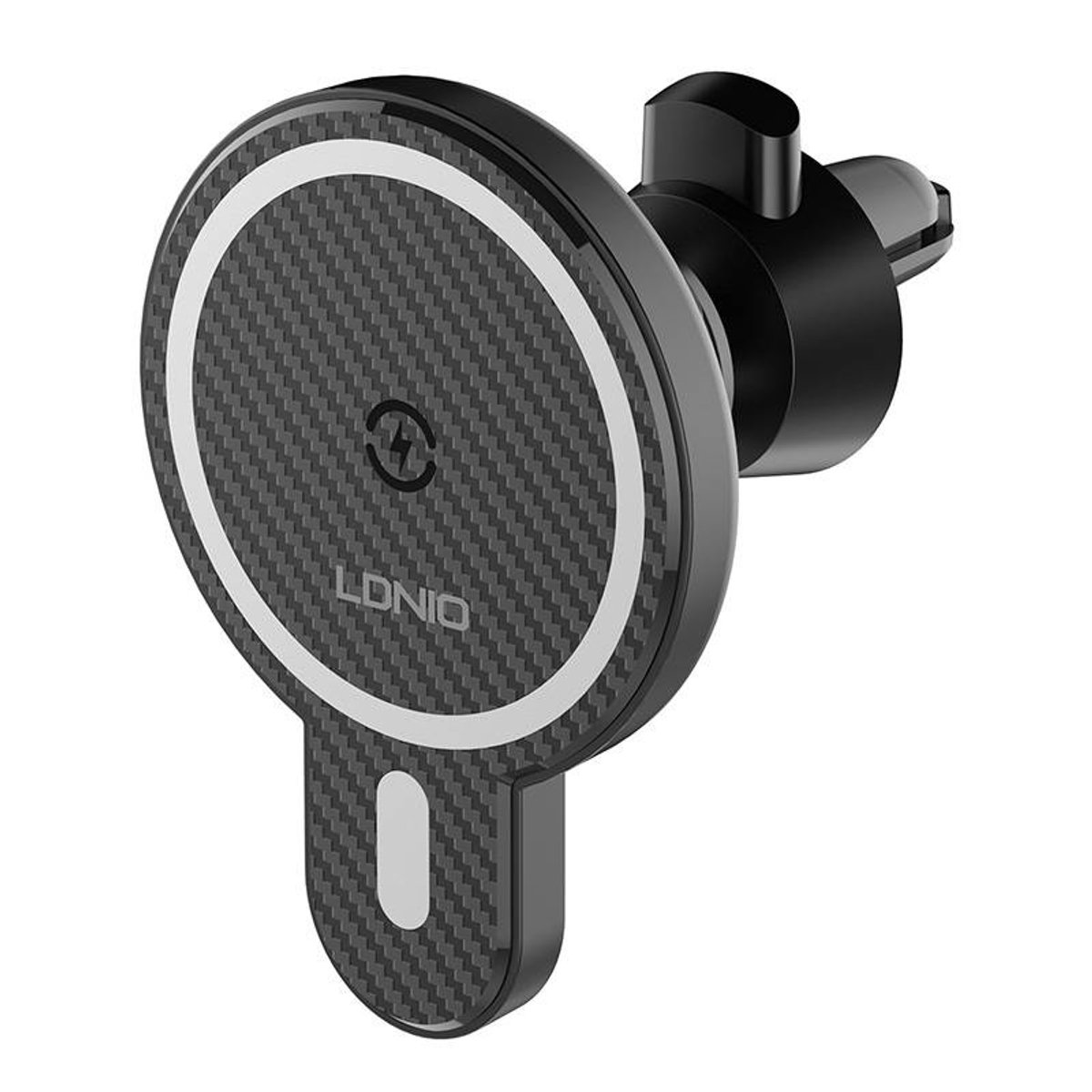 Ldnio Ma20 Autohouder Voor Iphone Android Met 15W Inductieve Lader