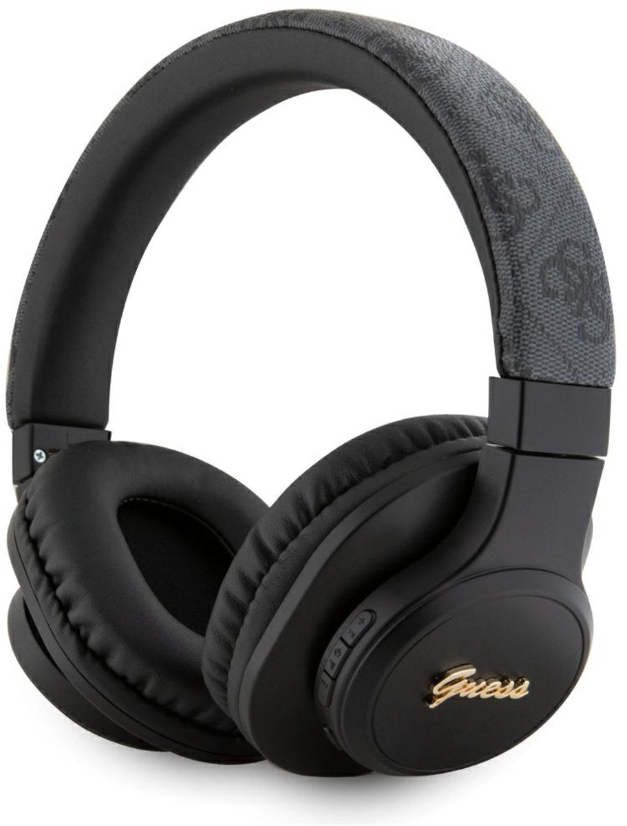Guess 4G Tone on Tone Bluetooth 5.3 - Stereo Over-Ear Koptelefoon - Zwart