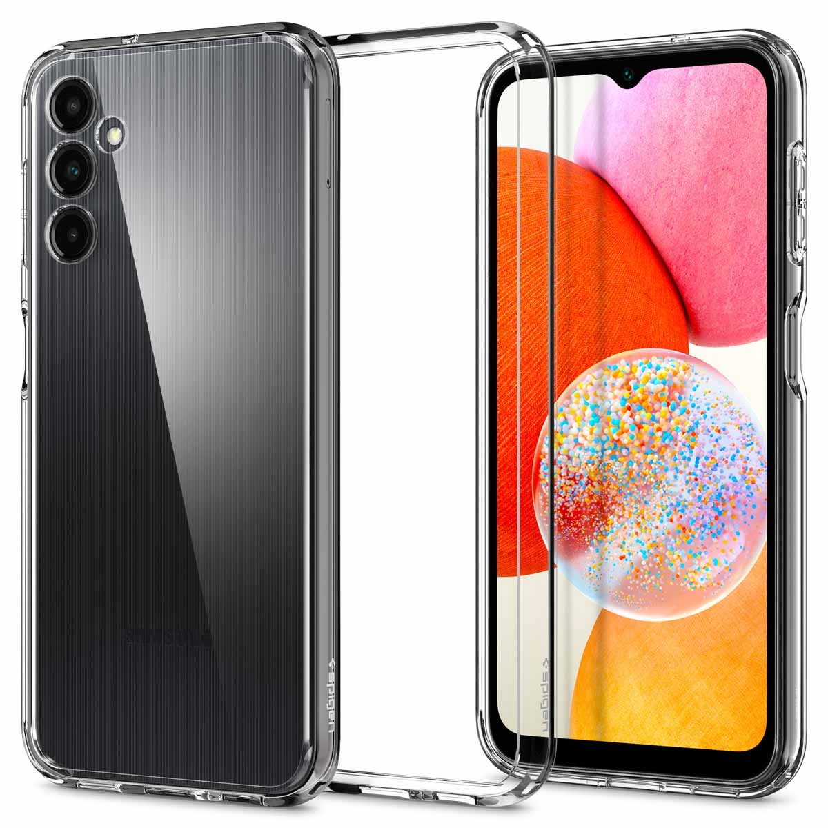 Spigen Ultra Hybrid Samsung Galaxy A14 Hoesje Back Cover Transparant