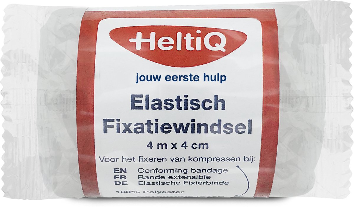 Goedkoopste HeltiQ Elastische Fixatiewindsel 4 m x 4 cm