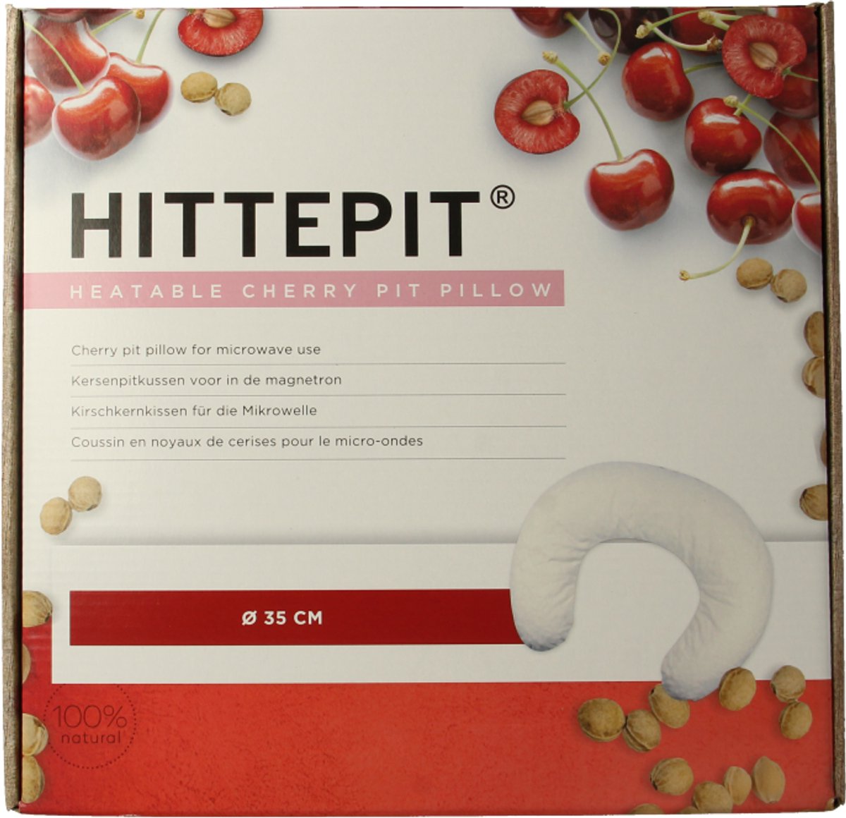 Hittepit Nek Model Kersenpitkussen - Pittenzak Magnetron - 38 cm x 14cm – foto 8