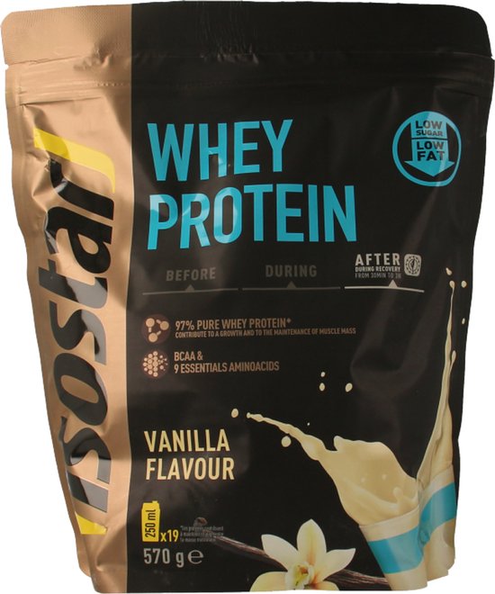 Isostar Whey Protein - Eiwitpoeder voor krachtsport - Vanille - 570 gr — afbeelding 5