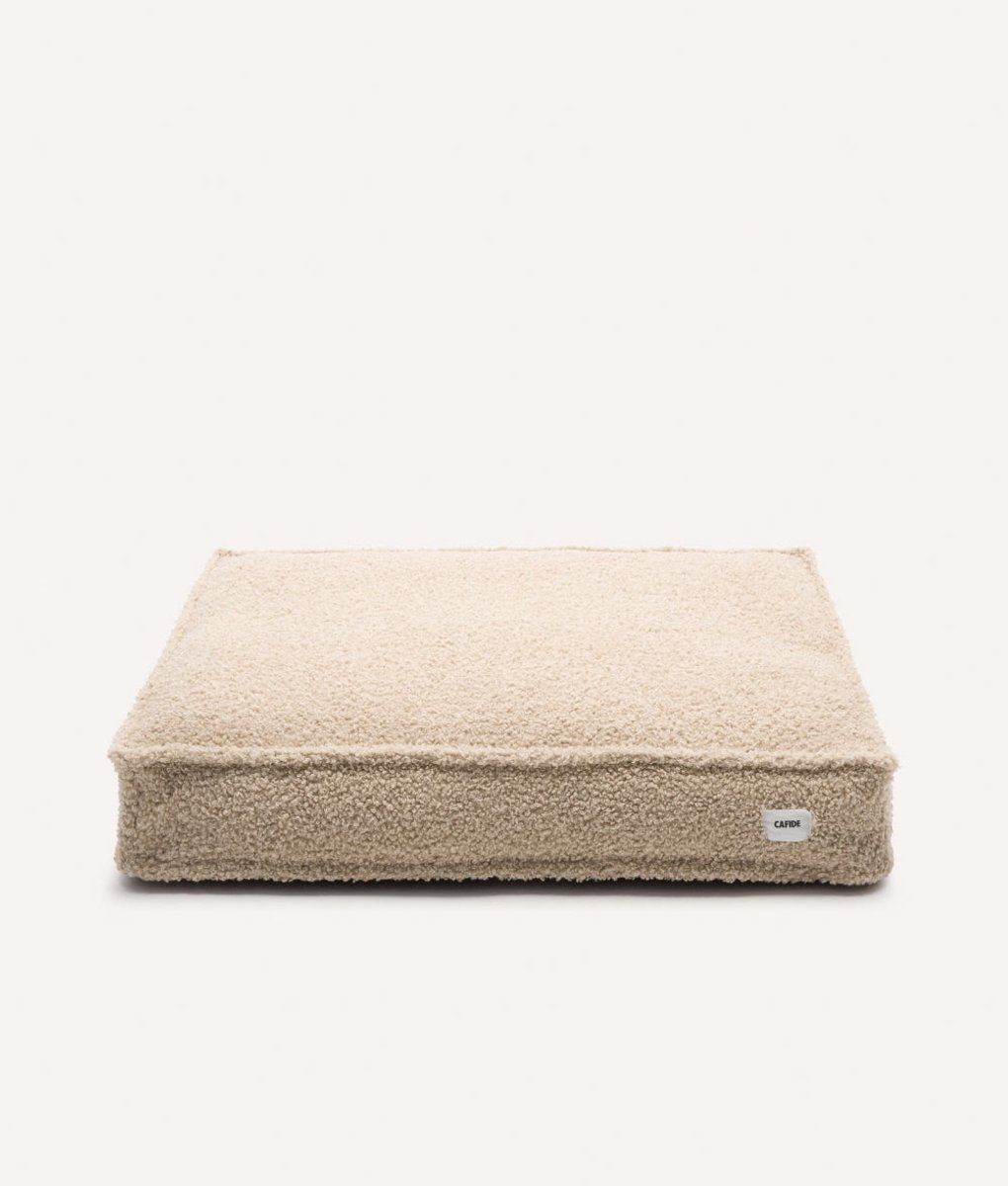 Cama Hond Borreguito Beige, Cuadra