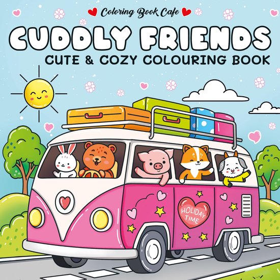 Cozy Colouring Books from the Colouring Book Cafe- Cuddly Fr ... - cover