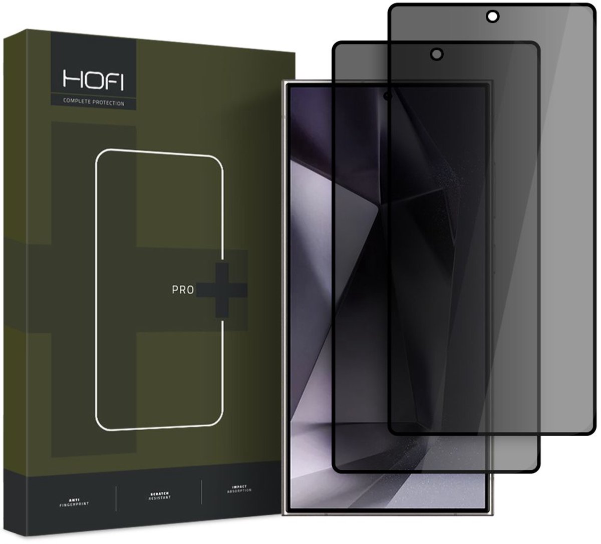 Hofi Anti Spy Glass Voor Galaxy S25 Ultra Privacy 2-Pack Privacybescherming