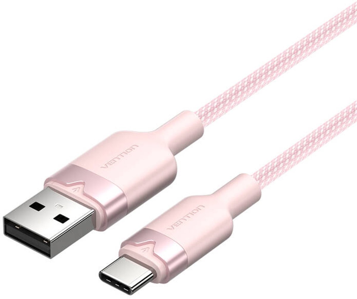 Vention Usb 2.0 A Naar Usb-C 3A Kabel Voor Snel Opladen Van Telefoons 1M
