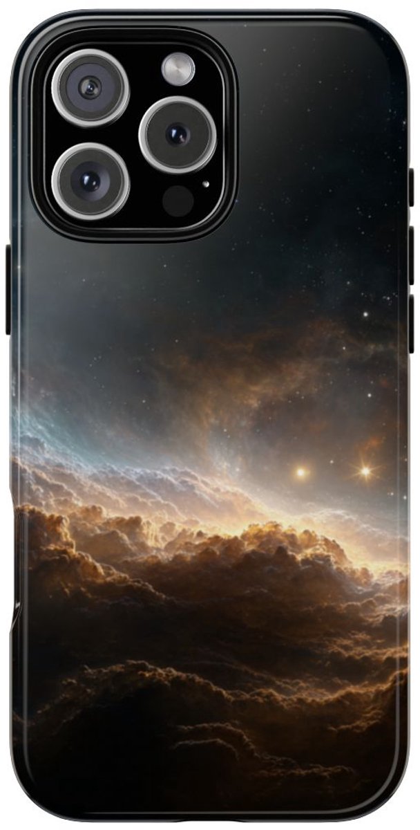 Kosmische Nevel en Sterren – Telefoonhoesje Geschikt voor iPhone 16 Pro Max