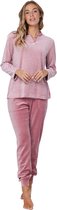 Pastunette - Rose Stream - Pyjama/Ensemble d'intérieur - Velours - Rose - Taille 40
