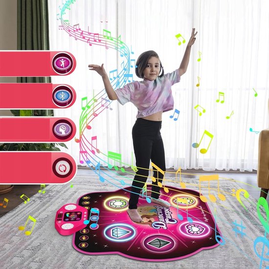Tapis de danse électronique bluetooth et lumineux Tapis de danse électronique bluetooth et lumineux
