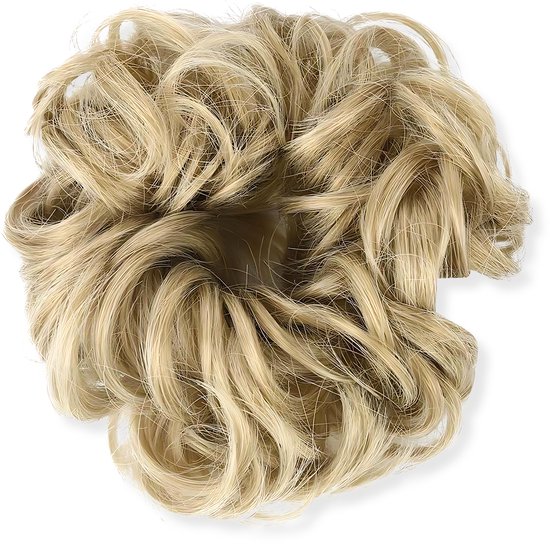 Chignon décoiffé Guardian Beauty : extension capillaire synthétique volumisante et d'aspect naturel - #22/613 BLONDE