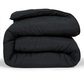 DoubleDry 2 in 1 Dekbed 240x200 - Lits Jumeaux wasbaar dekbed zonder overtrek - zwart