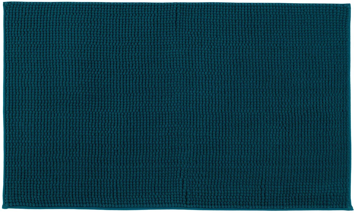 Gözze - Antislip Badmat, Superzacht, 100% Microvezel, 50 x 70 cm - Petrol