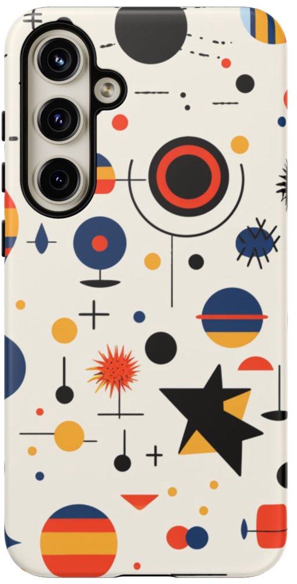 Abstract Hemels Patroon – Telefoonhoesje Geschikt voor Samsung Galaxy S24 Plus