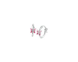 Yep! oorringen vlinder - 12 mm - Zilver