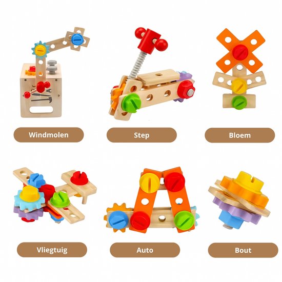 Montessori Jouets en Bois pour Enfant,Tournevis Jouet Éducatif Bus Montessori Jouets en Bois pour Enfant,Tournevis Jouet Éducatif Bus