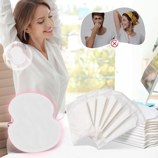 70 Pcs Armpit Pads voor Mannen en Vrouwen - Individueel Verpakte Zweetbestendige Pads - Anti-Zweet Onderarm Pads voor Overmatig Zweten, Onzichtbaar en Comfortabel van YWYMX — afbeelding 3